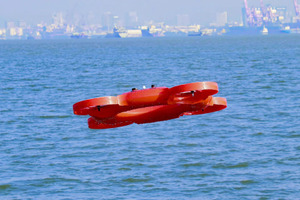 1km先まで飛んで要救助者を救うドローン浮き輪「TY-3R」。中国企業が開発 画像