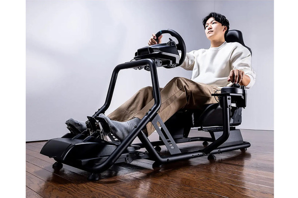 【引き取り5万値引き】レーシングシム ハンコン コクピット 約5万円で省スペースなレースシム用コックピット150-SNCRC2