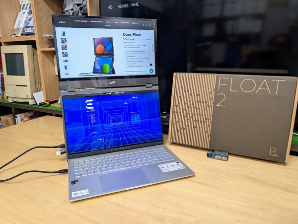 デジタルモンター2 縦デュアル向けポータブルモニタ DEUX Float 2.0、約30％オフの