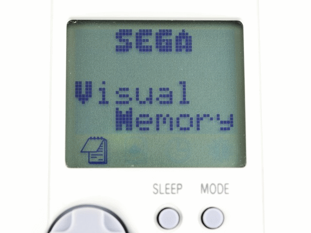 ミニゲームも遊べたドリームキャスト用メモリーカード「ビジュアルメモリ」（128KB、1998年頃～）：ロストメモリーズ File028