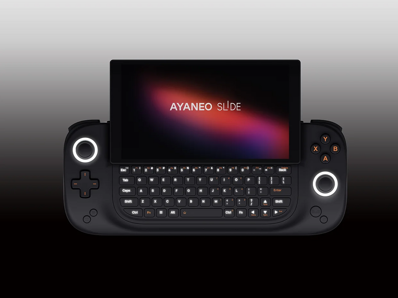 スライド式キーボード搭載ゲーミング端末AYANEO SLIDE、12月19日からCAMPFIREで国内予約開始
