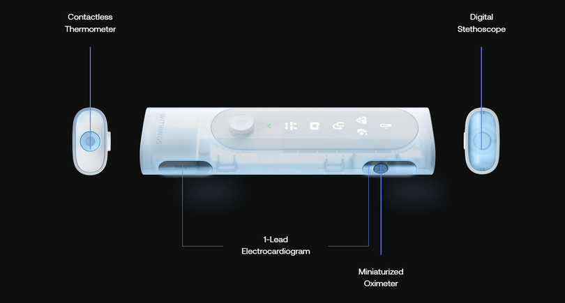 心電図・SpO2計測に聴診器にもなる4in1デジタル体温計「BeamO」、スマート体重計のWithingsが発表。米国で6月発売目指す
