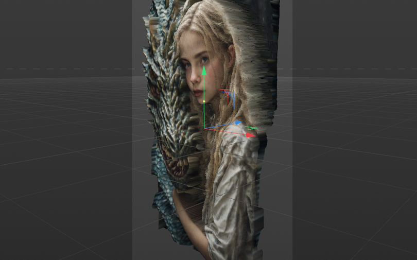 多視点3Dディスプレイ「Looking Glass Go」用に写真を立体化、AIによる単眼深度推定の方法と課題を解説