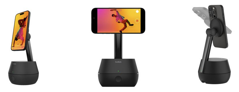 iPhoneが被写体を自動追跡、世界初のApple DockKit対応スタンド「Belkin Stand Pro」発売