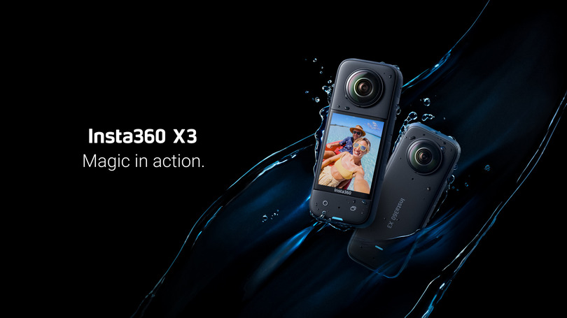 Insta360 X3発表。360度アクションカメラが大型センサやタッチ画面でさらに進化