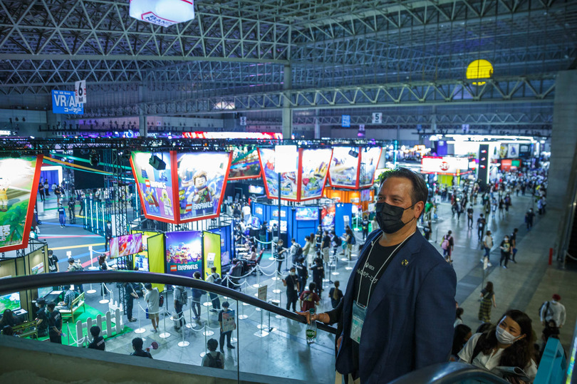 Phil Spencer and Sarah Bond at TGS 2022