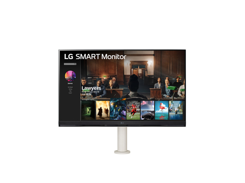 LG、31.5インチ4KスマートモニタをMakuakeで早割販売。webOSで動画配信も快適な一台二役