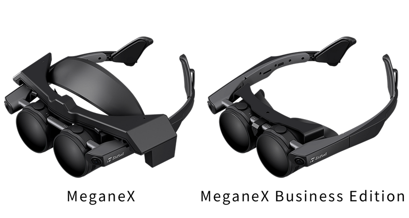 MeganeXは25万円で今春発売。5.2K HDR対応OLEDで320gの超軽量VRヘッドセット