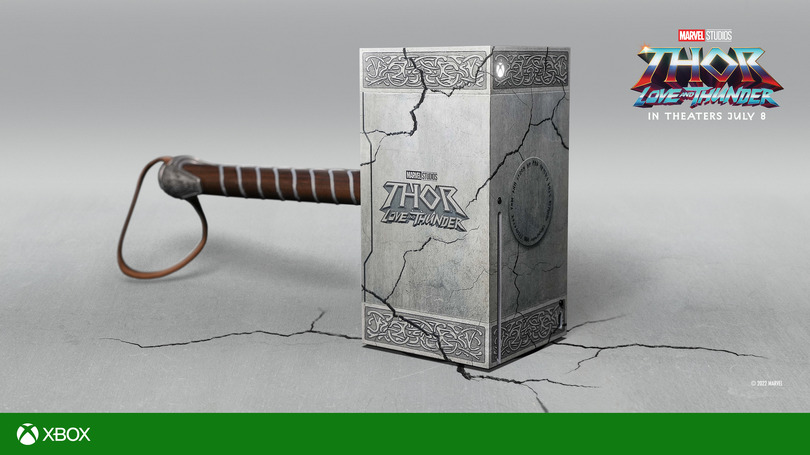 雷神の槌ムジョルニア型Xboxを抽選プレゼント。『ソー：ラブ＆サンダー』公開記念
