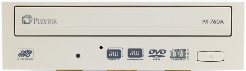 プレクスターが自社開発した最後のDVD±R/RWドライブ「PX-760A」（2006年頃～）：ロストメモリーズ File010