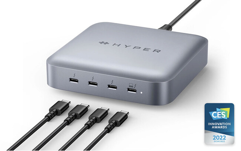 HYPER、世界初のGaN電源一体型Thunderbolt 4ハブなど3製品を国内先行発売