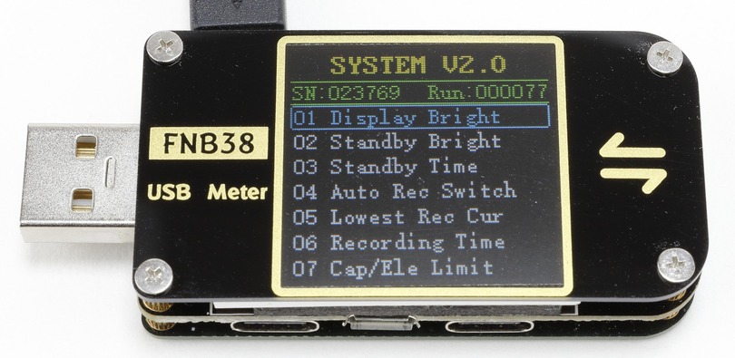 格安USBテスター「FNB38」のPDチェック機能を検証。充電器やケーブルの識別に活躍：#てくのじ何でも実験室