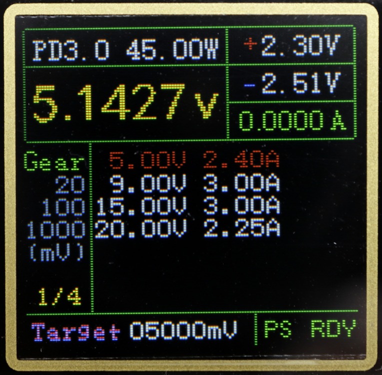 格安USBテスター「FNB38」のPDチェック機能を検証。充電器やケーブルの識別に活躍：#てくのじ何でも実験室