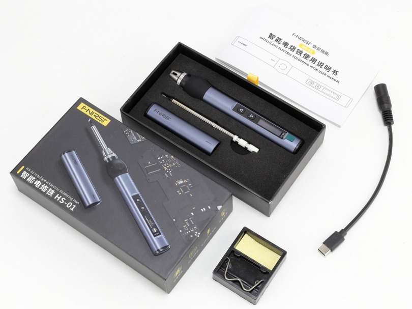 電源オンから8秒で使えるUSB PDハンダごて「FNIRSI HS-01」を試してみました：#てくのじ何でも実験室