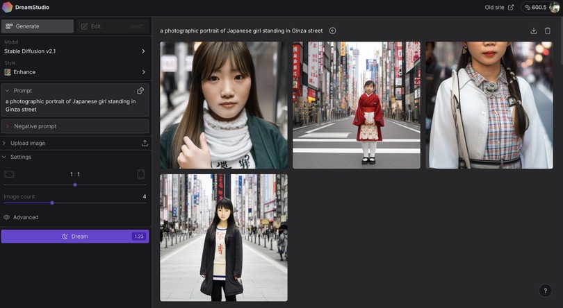 画像生成AI「Stable Diffusion XL」登場。DreamStudioならもう使えて、日本らしい人物・風景が簡単に生成できる（CloseBox）