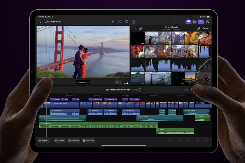 Logic ProとFinal Cut Pro、ついにiPad版登場。サブスクオンリーで5月24日提供開始