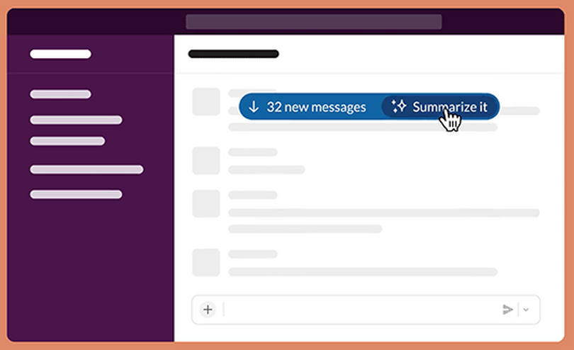 Slack、ユーザー独自の大規模言語モデルも統合できる「Slack GPT」発表。未読スレッドの要約、顧客ごとのメール提案など多機能