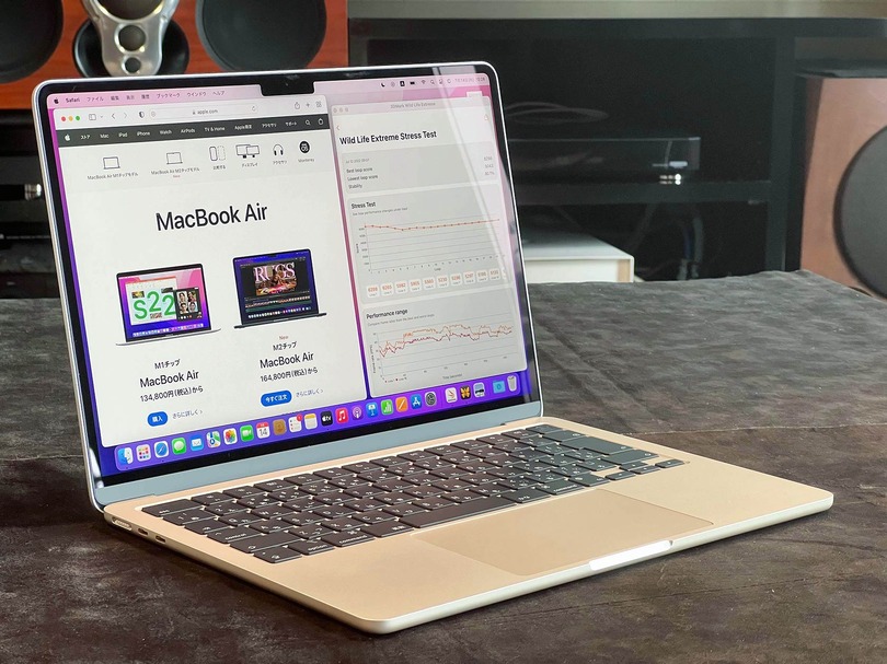 Apple M2 MacBook Air レビュー。ファンレス設計の影響と限界を実機で探る（本田雅一）