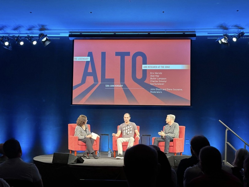 歴史的コンピュータ「Alto」の50周年イベントなのにChatGPTのOpenAIがもう一つの主役。現地で見たGPTレトロコンピュータ「SOLAIR-E」