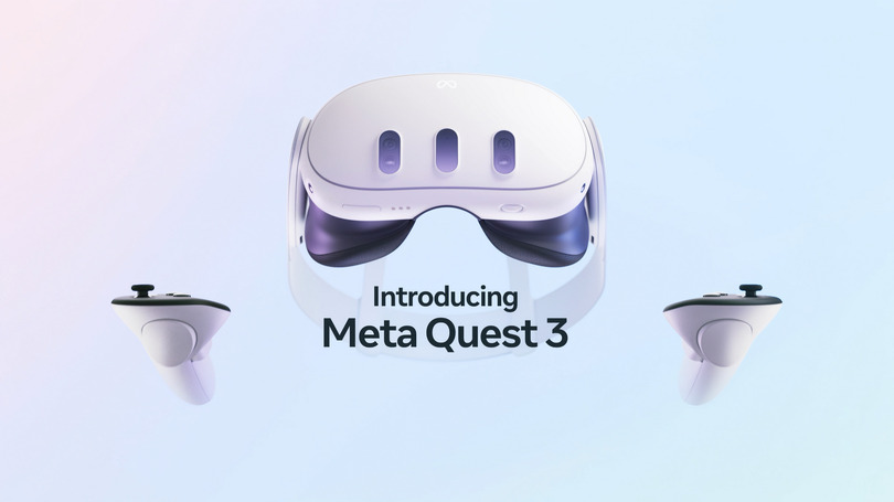 Meta Quest 3正式発表、VRと高精度MR対応・描画性能2倍・薄型化で7万4800円。Quest 2は値下げ