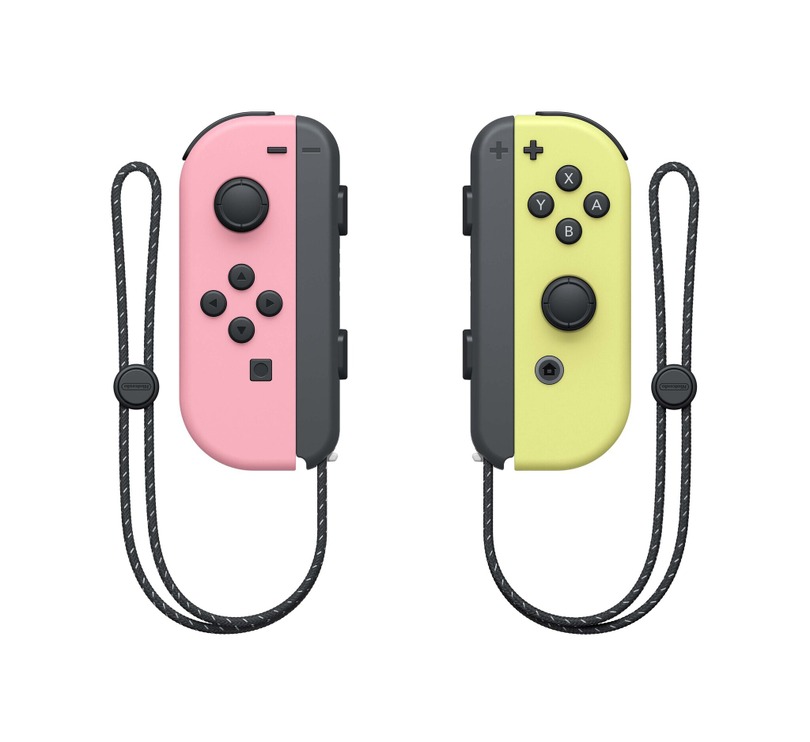 Nintendo Switch Joy-Conにパステルカラーの新色二種。ピンク＆イエローとパープル＆グリーン