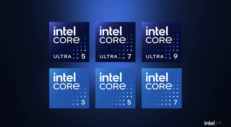 Intelがブランド大刷新、Coreから「i」を抜いて「Ultra」追加。Meteor Lake以降は世代も省略
