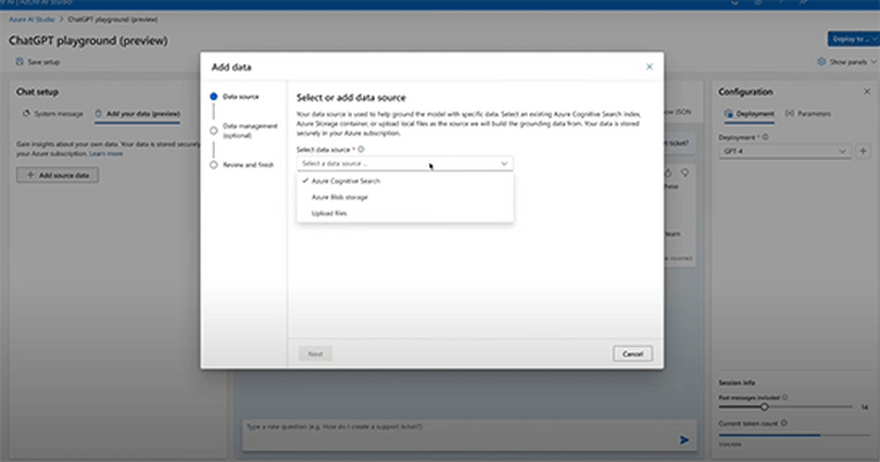 ChatGPTに自前データを覚えさせ質問できる Azure OpenAI Service On Your Data プレビュー開始。独自チャットAIを簡単にWebアプリ公開