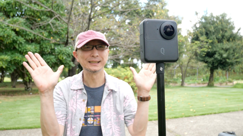 お手頃価格の高解像度360度アクションカメラ「Qoocam 3」を先行動画レビュー