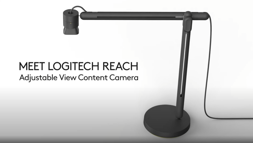自由自在に動かせるアーム付きウェブカメラ「Logitech Reach」発表。まもなくIndiegogoに登場