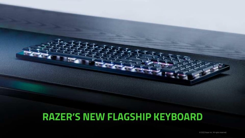 Razer初、薄型光学キーボードDeathStalker V2発表。BT接続3系統など全部入りが魅力