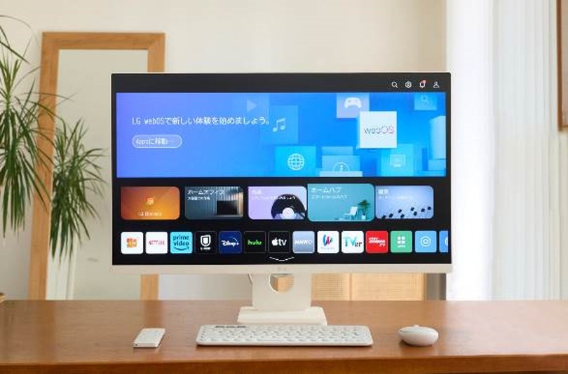 webOS搭載のLG SMART Monitorに31.5/27インチの新モデル、Makuakeで9月29日から先行販売。単独でYouTubeなどの視聴が可能