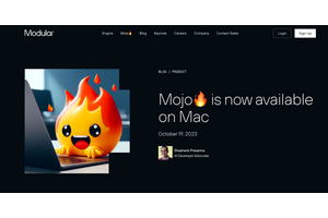 Python互換言語「Mojo」、Appleシリコンにネイティブ対応したMac版が公開。Pythonの9万倍、C言語に比肩する高速性 画像