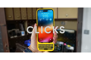iPhoneにQWERTYキーボードを追加する「Clicks」ケース発表、ソフトキーボードを消してフル画面活用 画像