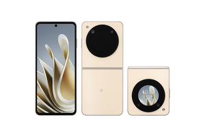 ワイモバイルから6.3万円の折りたたみスマホLibero Flip発売。縦折りで6.9インチ、サブディスプレイは円形 画像