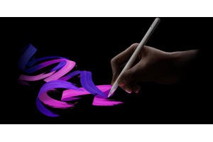 Apple Pencil Pro発表。「探す」や触覚フィードバック、つまむスクイーズや回すバレルロール機能を追加。新型iPad Pro / Airのみ対応 画像
