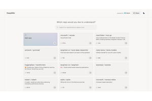 GitHubリポジトリを読み取り、ドキュメントを自動生成するAIツール「DeepWiki」がログイン不要、無料で使える（生成AIクローズアップ） 画像