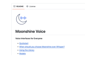 Whisperを超える精度のリアルタイム文字起こしローカルAI「Moonshine Voice」、日本語にも対応（生成AIクローズアップ） 画像