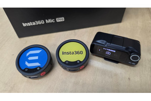 Insta360 Mic Pro発売　カラーE-Ink画面つきプロ仕様ワイヤレスマイク、指向性モード対応の3マイクアレイ搭載 画像