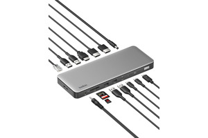 ベルキン、14ポート搭載Thunderbolt 4ドック INC030発売　DP x2とHDMIで3画面出力、96W PD給電でノートをワークステーション化 画像