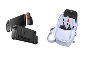 ベルキン、Switch 2を1.5回満充電できる充電グリップ ＆ プロコン2台も入るSwitch 2トラベルバッグ発売  10000mAhバッテリーをマグネット装着 画像