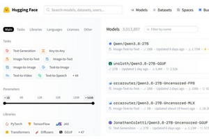 Qwen3.8-27B派生版が大量発生、トレンド上位埋め尽くす。10件は「無検閲版」で過半数（生成AIクローズアップ） 画像