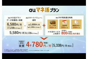 通信と金融がセットの「auマネ活プラン」は誰が契約すべきか紐解いてみた（石野純也） 画像