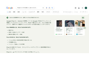 これが新しいAIググる体験か。Googleの生成AI検索「SGE」、日本語実験の現在地（Google Tales） 画像