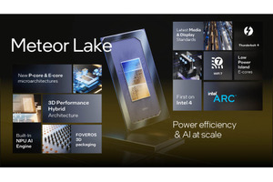 インテルCore Ultra / Meteor Lakeは12月登場。初のNPU搭載・Arc GPU統合・歴代最高効率など「過去40年最大の転換」 画像
