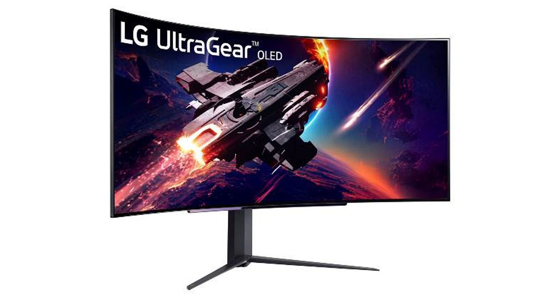 LG UltraGearから240Hz有機ELゲーミングモニタ45GR95QE-B。44.5型