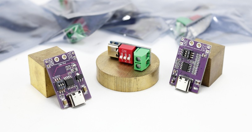 USB PDやQC対応の充電器から任意の電圧を取り出したい。スイッチ切り替え式のトリガー基板を試してみた :#てくのじ何でも実験室 画像