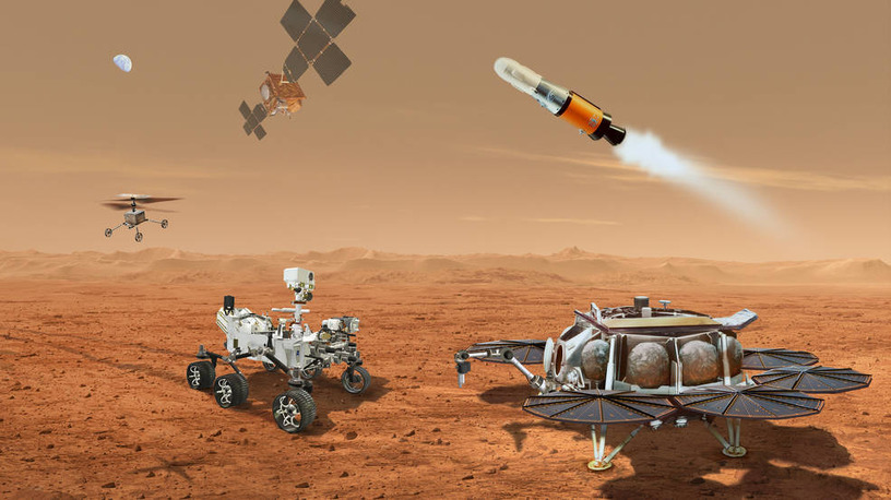 NASA、火星の岩石回収にヘリコプター2機を追加投入へ。回収用着陸機に搭載 画像