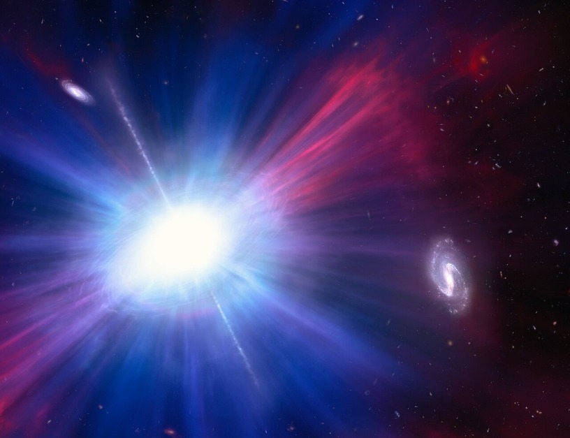 銀河間の予期せぬ場所で奇妙な爆発現象が発生。ハッブル宇宙望遠鏡が観測 画像