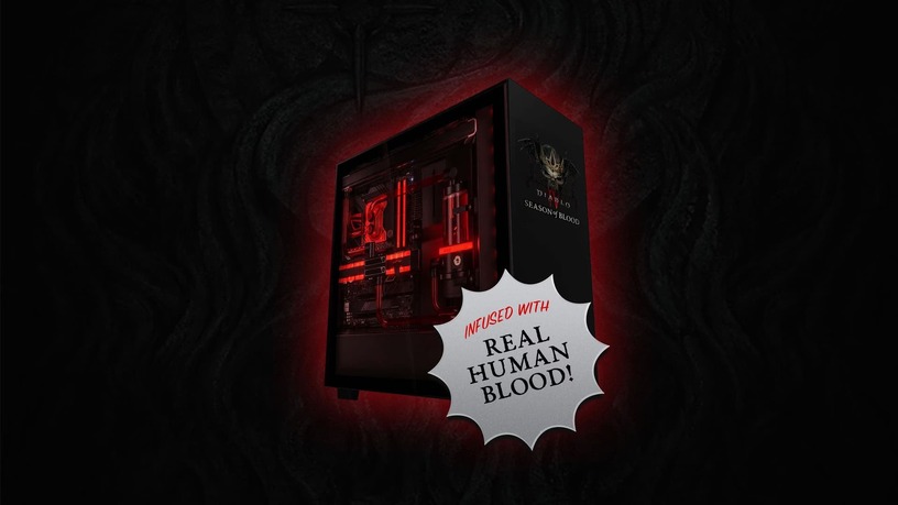 Diablo IVが献血キャンペーン「Blood Harvest」開催。抽選で人間の血を使ったカスタムPCプレゼント 画像