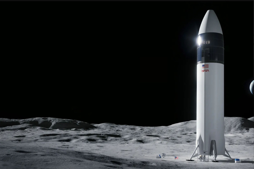 NASAの有人月面着陸アルテミスIIIは2027年まで遅れる公算大、会計検査院が発表。SpaceXの着陸船・Axiom Spaceの宇宙服ともに遅延中 画像